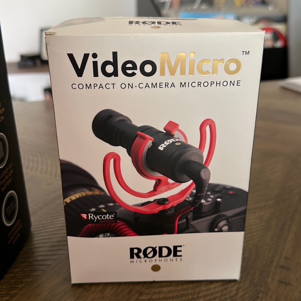 Rode VideoMicro on camera microphone